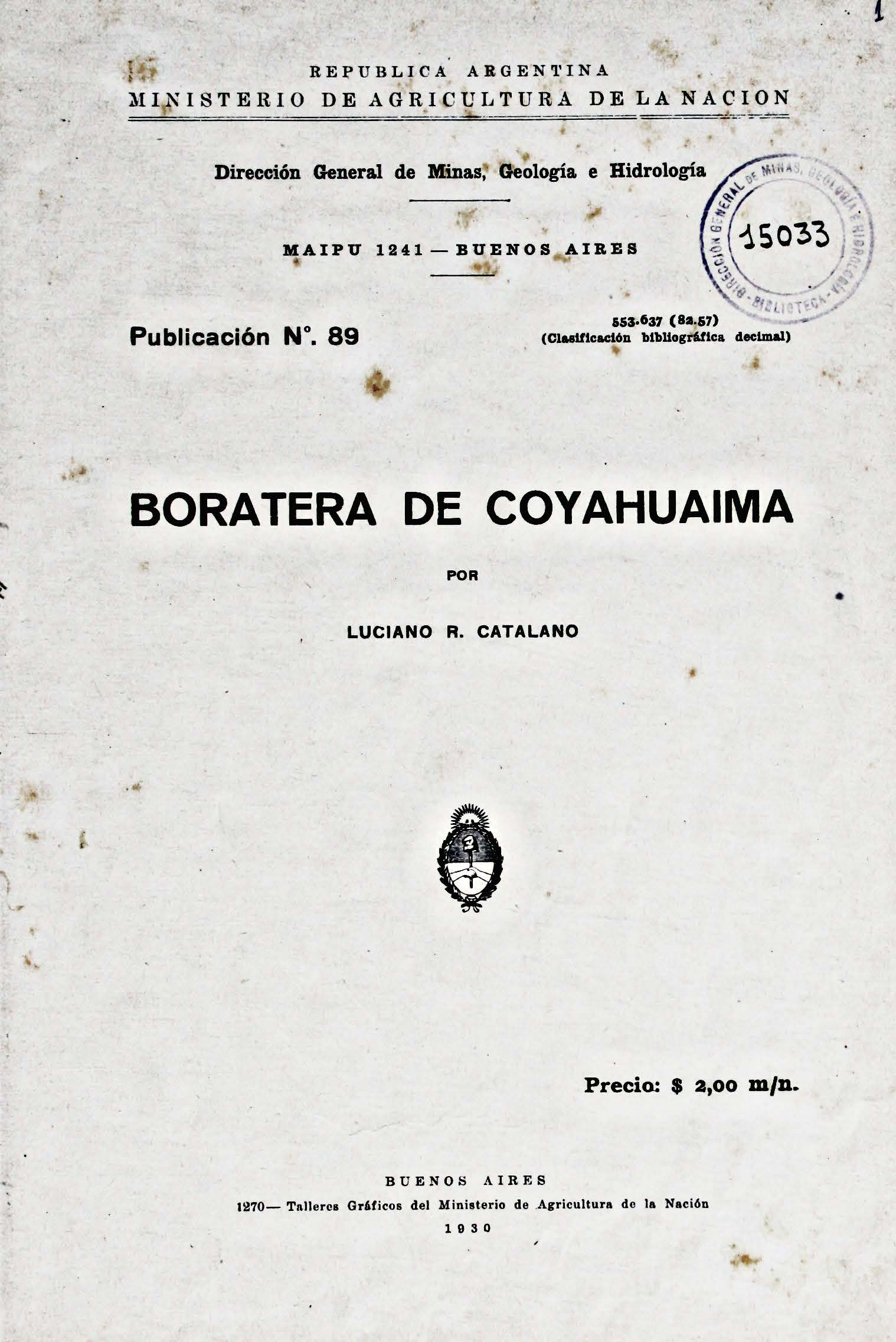 Boratera de Coyahuaima