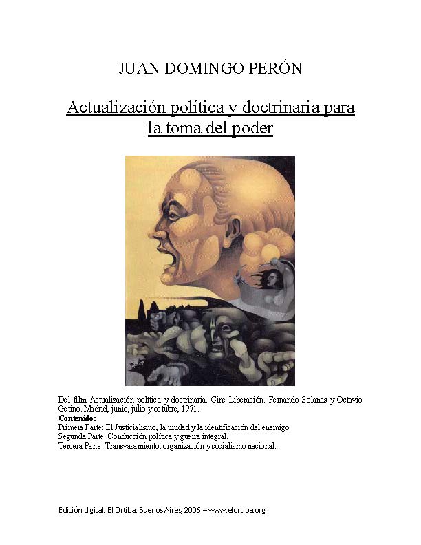 Actualización Política y Doctrinaria para la toma del poder (del film homónimo)