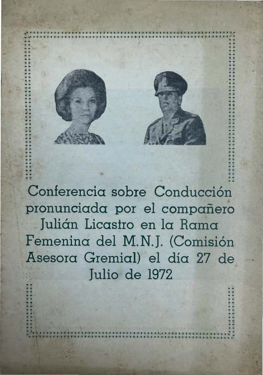 Conferencia sobre Conducción de J. Licastro en la Rama Femenina