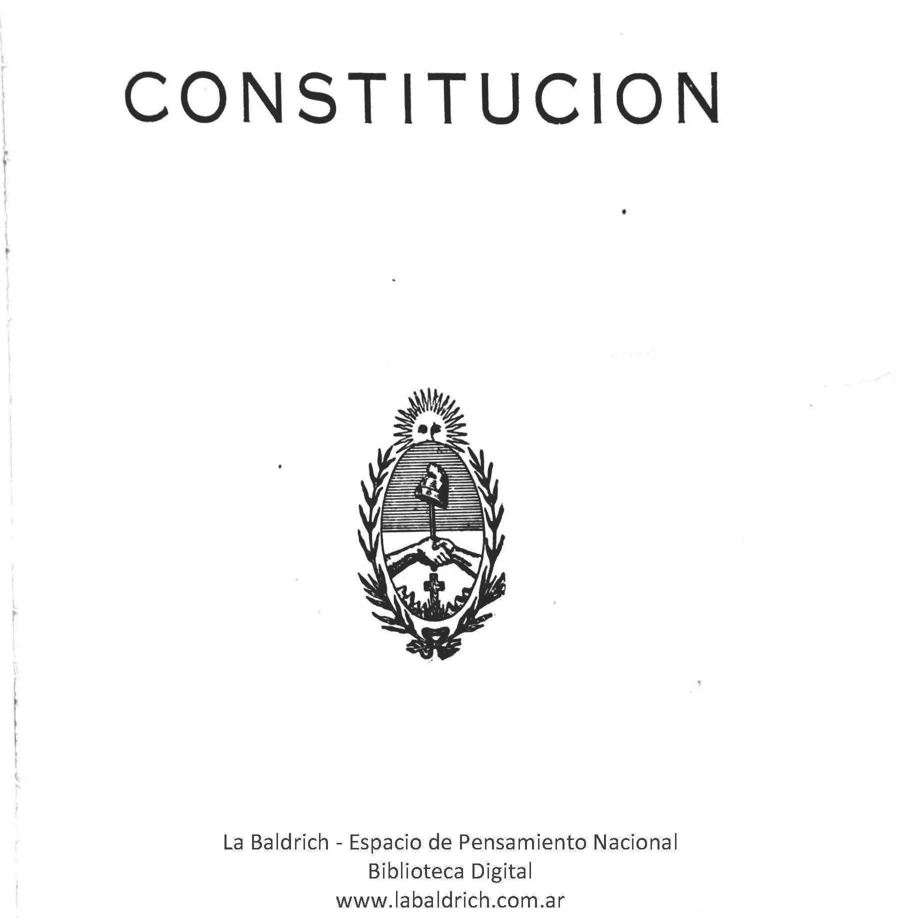 Constitución para la Provincia de Corrientes