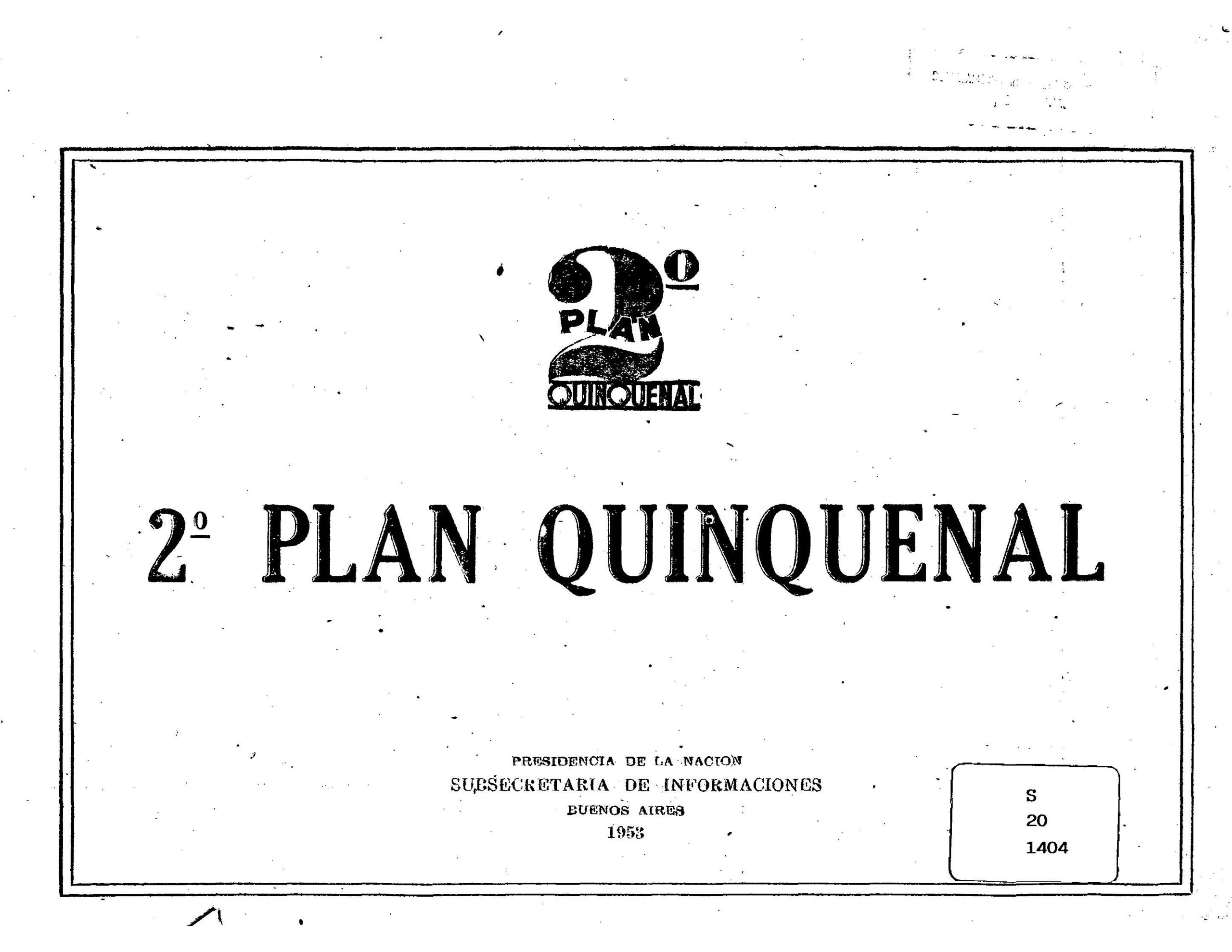 2° Plan Quinquenal (1953-1957)