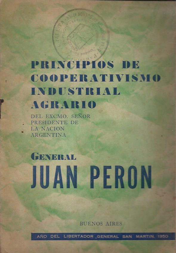 Principios de Cooperativismo Industrial Agrario